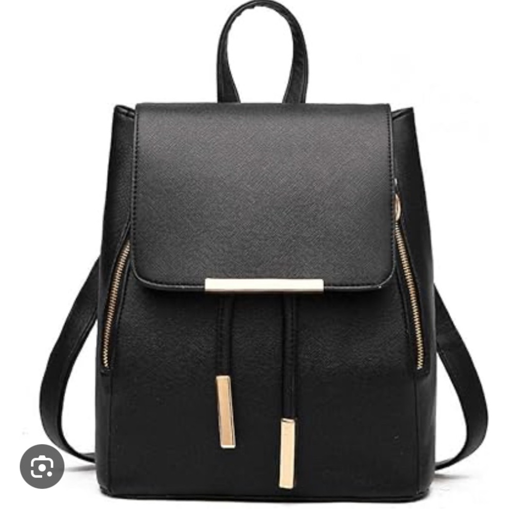 B&E Life Black Mini Backpack
